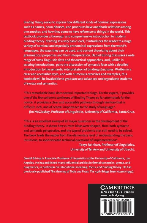 Produktbild: Binding Theory