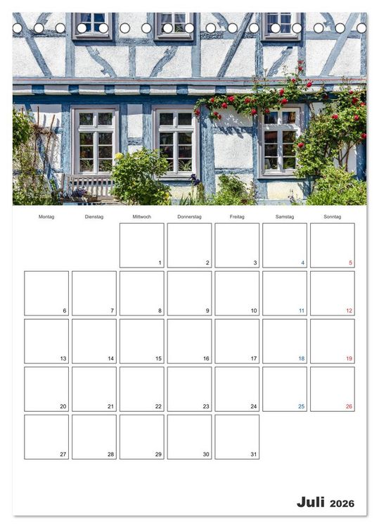 Produktbild: Rheingau Terminplaner (Tischkalender 2026 DIN A5 hoch), CALVENDO Monatskalender