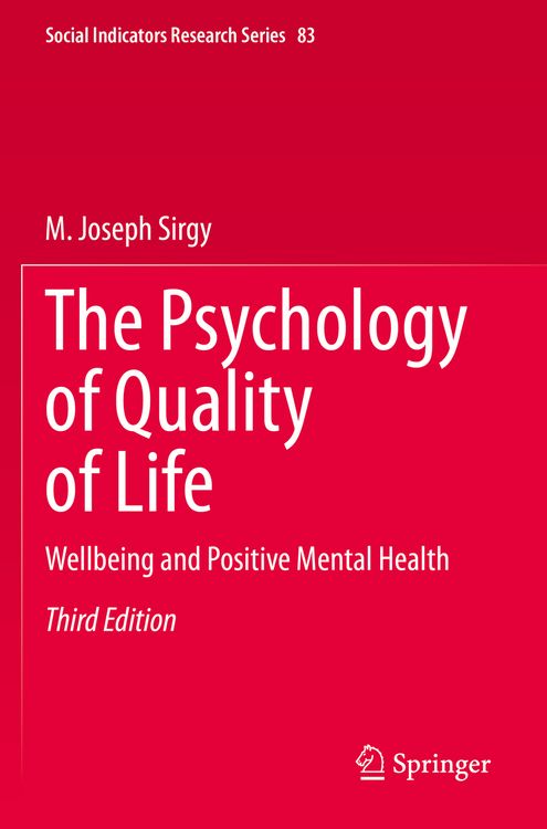 Produktbild: The Psychology of Quality of Life