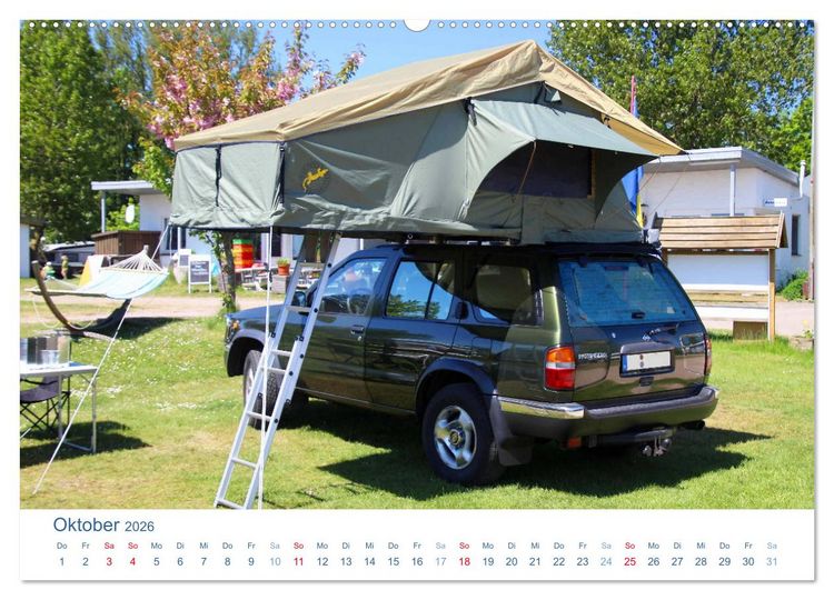 Produktbild: Freiheit auf Reisen 2026. Impressionen vom Camping und Zelten (hochwertiger Premium Wandkalender 2026 DIN A2 quer), Kunstdruck in Hochglanz