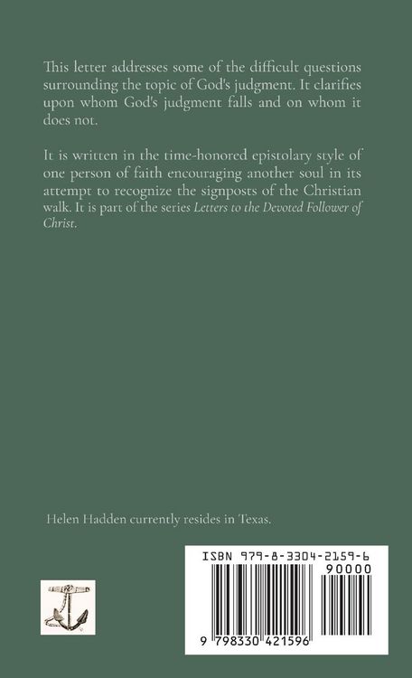 Produktbild: An Epistle on Judgment