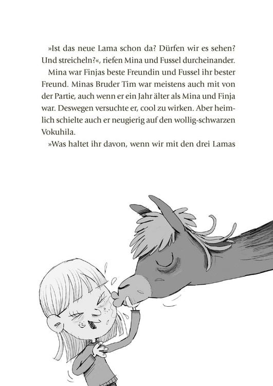 Produktbild: Die Lama-Gang. Mit Herz und Spucke 1: Ein Fall f&uuml;r alle Felle