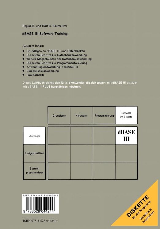 Produktbild: DBASE III Software Training