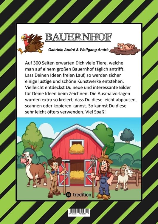 Produktbild: MEGA MALBUCH - LUSTIGE MOTIVE - K&Uuml;HE - RINDER - SCHWEINE - H&Uuml;HNER - HASEN - ENTEN - BAUERN - TRAKTOREN - V&Ouml;GEL - INSEKTEN - GEM&Uuml;SE - PFLANZEN