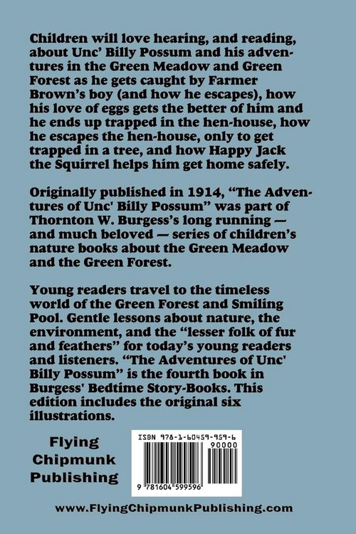 Produktbild: The Adventures of Unc' Billy Possum