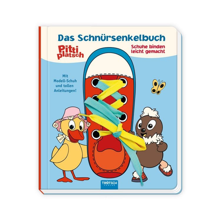 Produktbild: Tr&ouml;tsch Unser Sandm&auml;nnchen Das Schn&uuml;rsenkelbuch Pittiplatsch Schuhe binden leicht gemacht