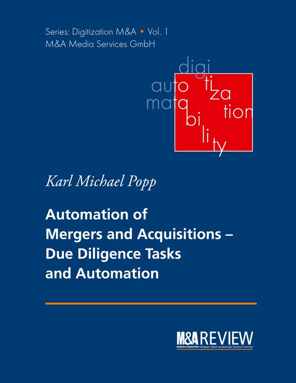 Produktbild: Automation of Mergers and Acquisitions
