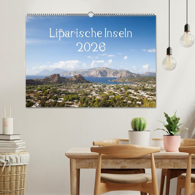 Produktbild: Liparische Inseln (Wandkalender 2026 DIN A2 quer), CALVENDO Monatskalender