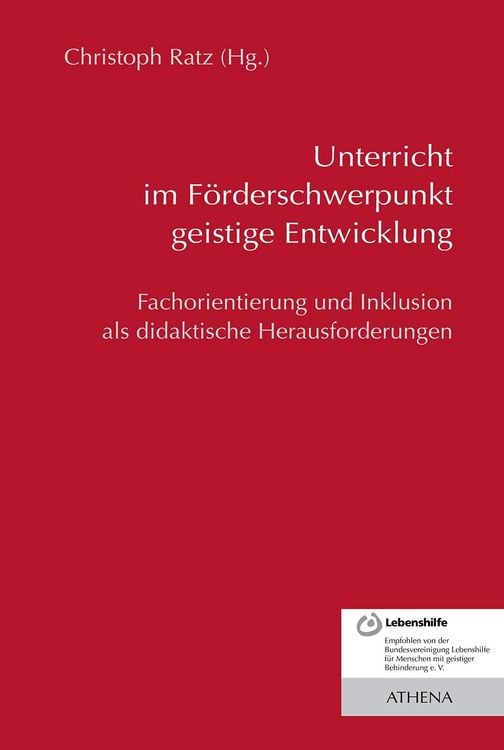 Bild vom Artikel Unterricht im Förderschwerpunkt geistige Entwicklung vom Autor Christoph Ratz