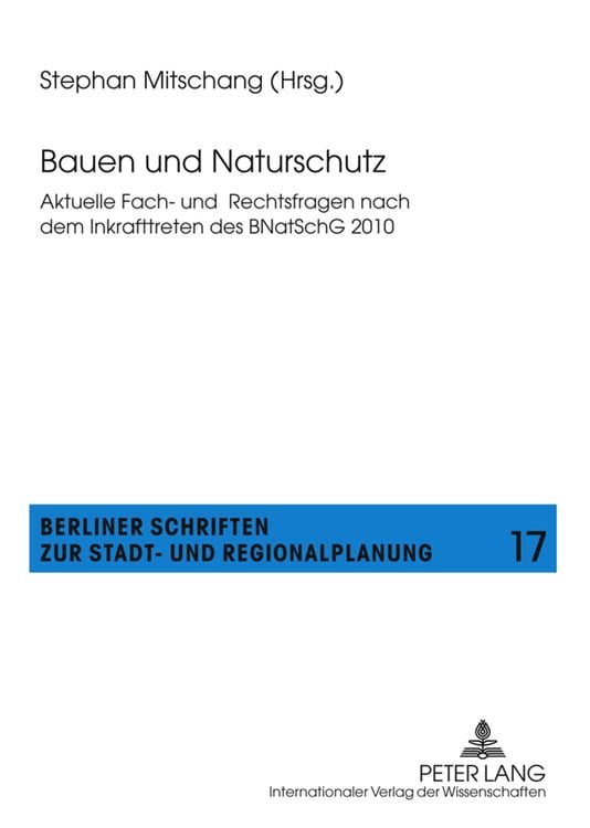 Produktbild: Bauen und Naturschutz