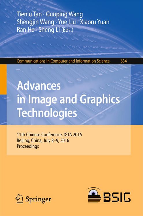Produktbild: Advances in Image and Graphics Technologies