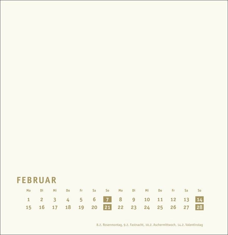 Produktbild: Premium-Bastelkalender gold gro&szlig; 2027