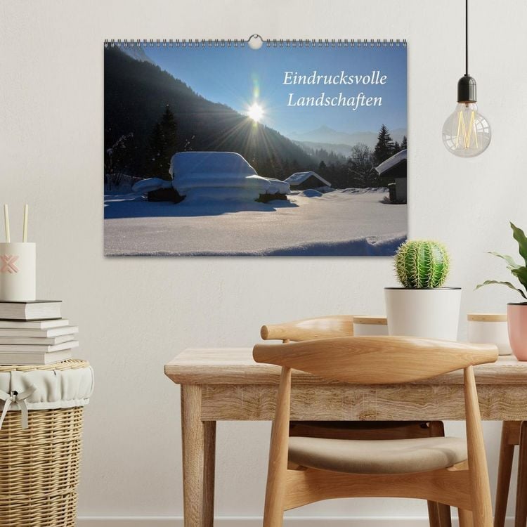 Produktbild: Eindrucksvolle Landschaften (Wandkalender 2026 DIN A3 quer), CALVENDO Monatskalender