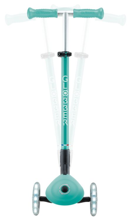 Produktbild: GLOBBER ELITE LIGHTS dunkelmint, mit Leuchtrollen