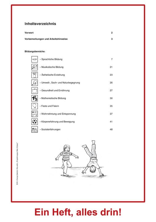 Produktbild: Kita aktiv Projektmappe Mein K&ouml;rper