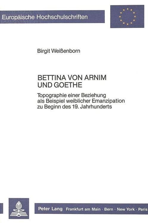 Produktbild: Bettina von Arnim und Goethe