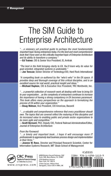 Produktbild: The SIM Guide to Enterprise Architecture