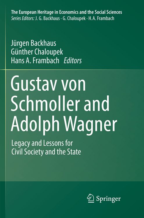 Produktbild: Gustav von Schmoller and Adolph Wagner