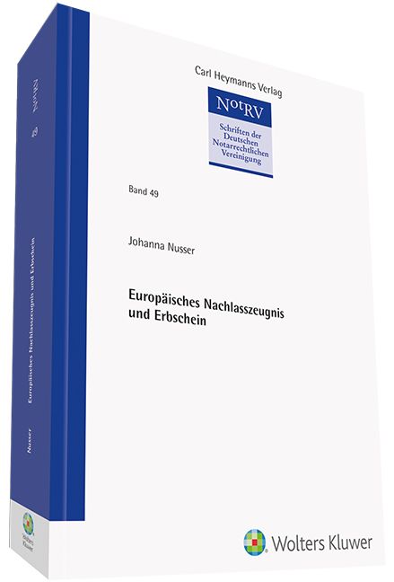 Produktbild: Europ&auml;isches Nachlasszeugnis und Erbschein