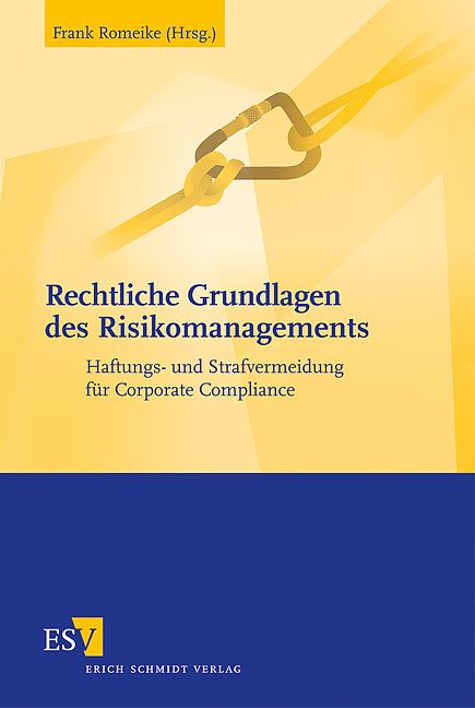 Produktbild: Rechtliche Grundlagen des Risikomanagements