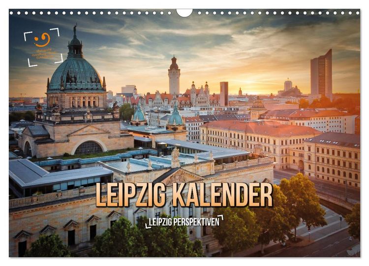 Produktbild: Leipzig Kalender Perspektiven (Wandkalender 2026 DIN A3 quer), CALVENDO Monatskalender