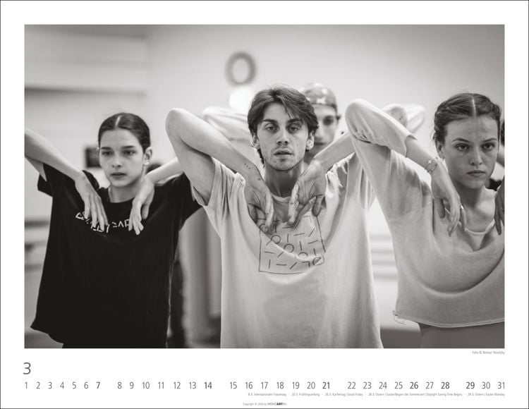 Produktbild: Ballettsaal - Stuttgarter Ballett Kalender 2027 - Stuttgarter Ballett