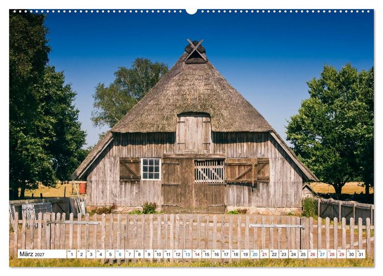 Produktbild: L&uuml;neburger Heide &ndash; Im Wandel der Jahreszeiten (hochwertiger Premium Wandkalender 2027 DIN A2 quer), Kunstdruck in Hochglanz
