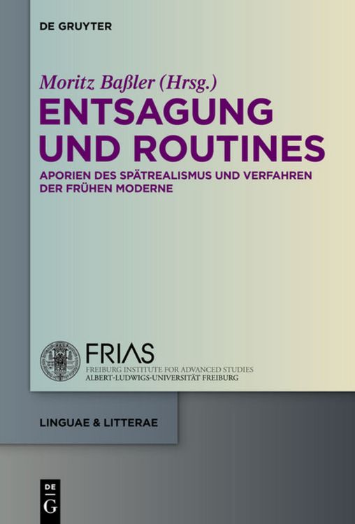 Produktbild: Entsagung und Routines