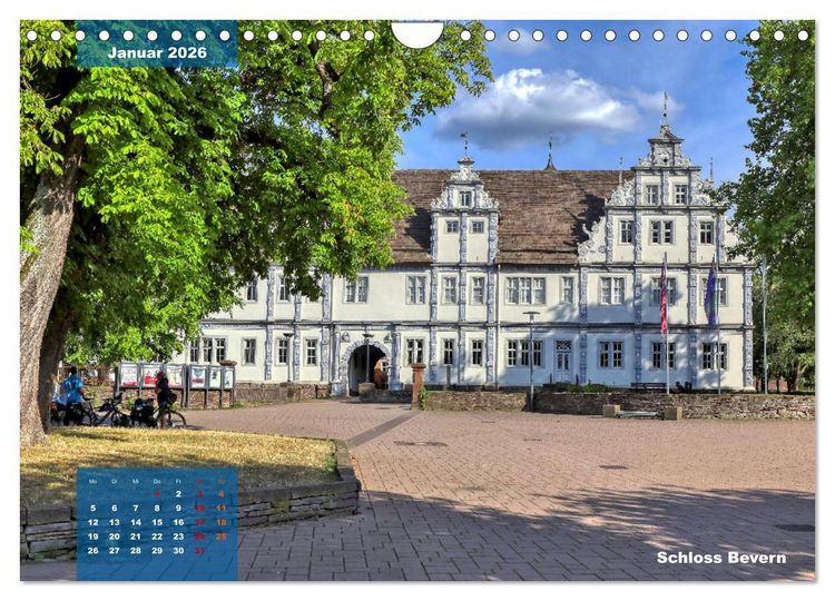 Produktbild: M&auml;rchenhaftes Weserbergland (Wandkalender 2026 DIN A4 quer), CALVENDO Monatskalender