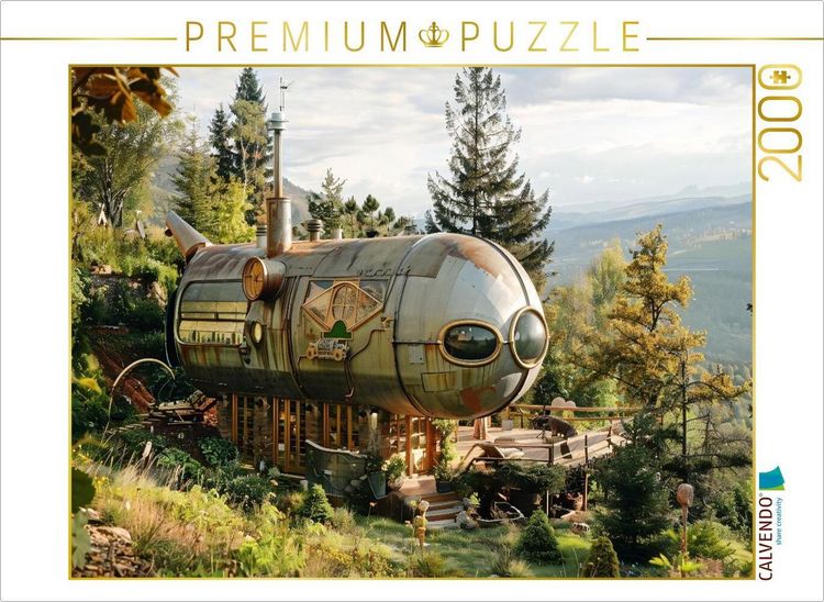 Produktbild: CALVENDO Puzzle Ein Motiv aus dem Kalender "Steampunk Domizile" | 2000 Teile Lege-Gr&ouml;&szlig;e 90x67cm Foto-Puzzle f&uuml;r gl&uuml;ckliche Stunden