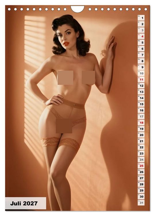 Produktbild: Pinup Engel (Wandkalender 2027 DIN A4 hoch), CALVENDO Monatskalender