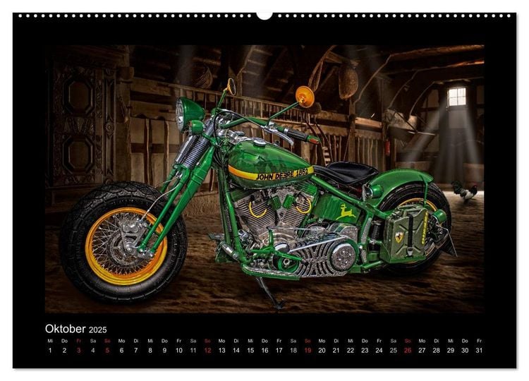 Produktbild: Motorrad-Tr&auml;ume &ndash; Chopper und Custombikes (hochwertiger Premium Wandkalender 2025 DIN A2 quer), Kunstdruck in Hochglanz