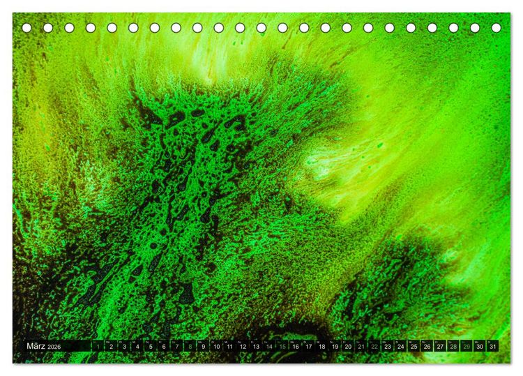 Produktbild: Fotografische Malereien (Tischkalender 2026 DIN A5 quer), CALVENDO Monatskalender