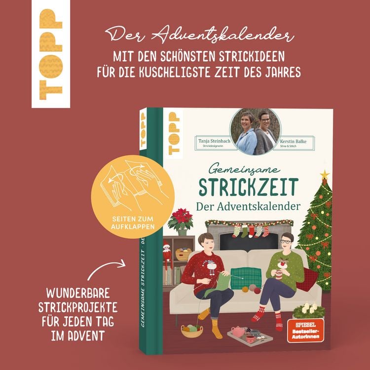 Produktbild: Gemeinsame Strickzeit. Der Adventskalender.