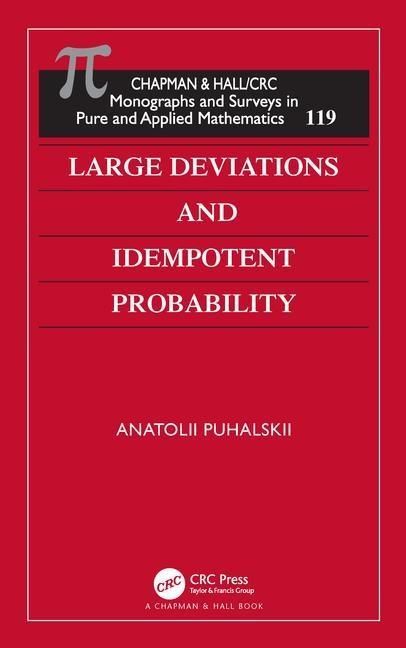 Produktbild: Puhalskii, A: Large Deviations and Idempotent Probability