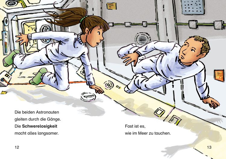 Produktbild: Lesel&ouml;wen 1. Klasse - Alarm auf der Weltraumstation