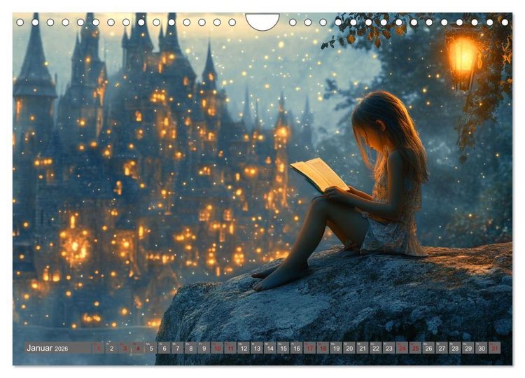 Produktbild: Lesen ist eine Reise durch Zeit und Raum (Wandkalender 2026 DIN A4 quer), CALVENDO Monatskalender