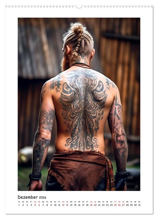 Produktbild: Tattoo to me too (hochwertiger Premium Wandkalender 2026 DIN A2 hoch), Kunstdruck in Hochglanz