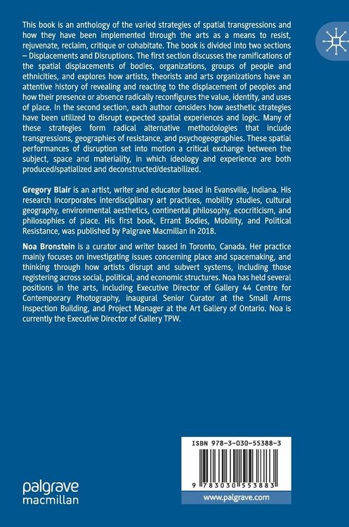 Produktbild: The Politics of Spatial Transgressions in the Arts