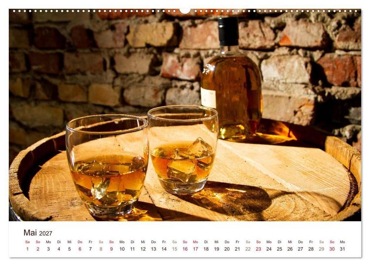 Produktbild: Whisky und Whiskey 2027. Sinnliche Impressionen (Wandkalender 2027 DIN A2 quer), CALVENDO Monatskalender