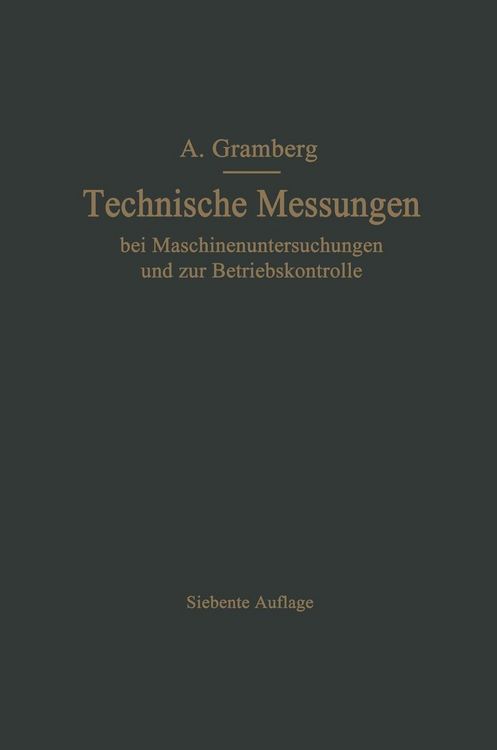 Produktbild: Technische Messungen bei Maschinenuntersuchungen und zur Betriebskontrolle