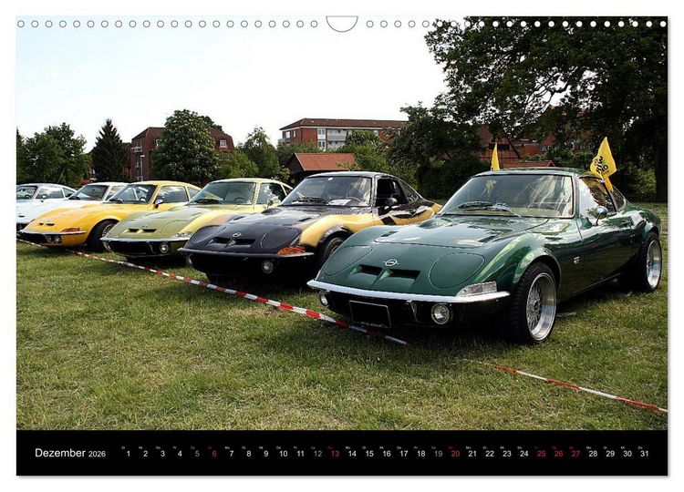 Produktbild: Opel GT Der Kalender (Wandkalender 2026 DIN A3 quer), CALVENDO Monatskalender