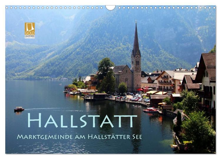 Produktbild: Hallstatt, Marktgemeinde am Hallst&auml;tter See (Wandkalender 2027 DIN A3 quer), CALVENDO Monatskalender
