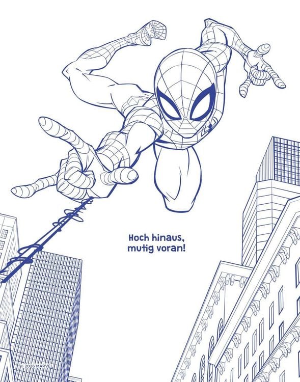 Produktbild: Mein Magnet-Malbuch Spider-Man
