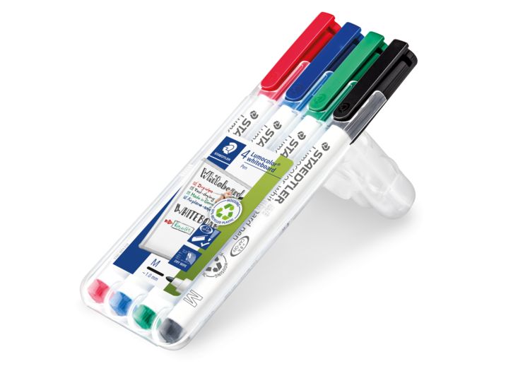 Produktbild: STAEDTLER Whiteboard-Marker Lumocolor whiteboard pen 301, 4er Set