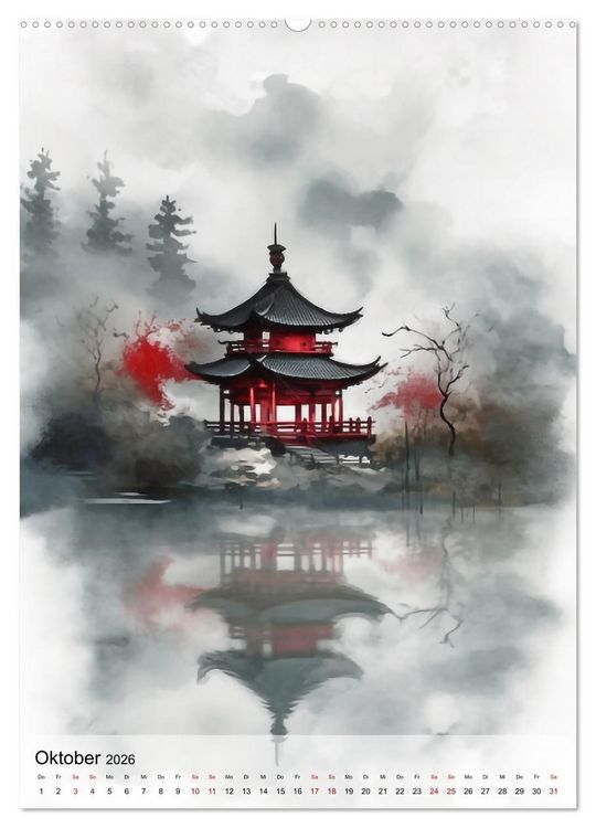 Produktbild: Ruhe im Zen (hochwertiger Premium Wandkalender 2026 DIN A2 hoch), Kunstdruck in Hochglanz