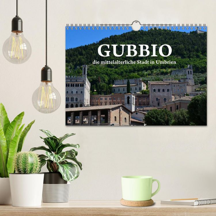 Produktbild: Gubbio - die mittelalterliche Stadt in Umbrien (Wandkalender 2026 DIN A4 quer), CALVENDO Monatskalender