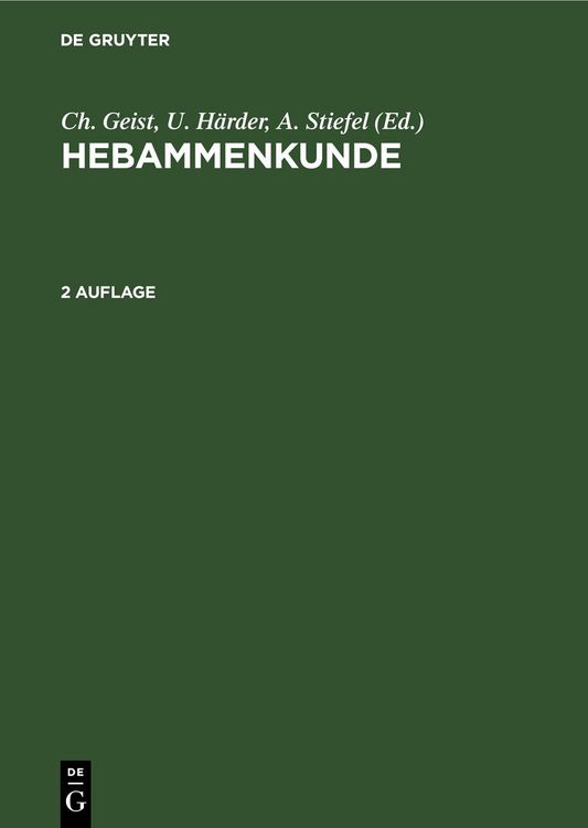 Produktbild: Hebammenkunde