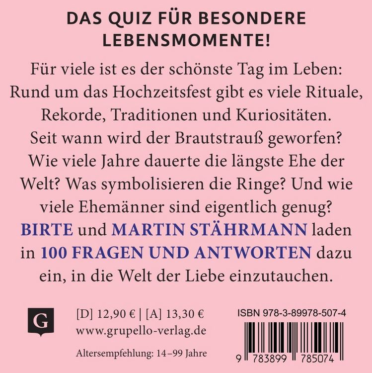 Produktbild: Hochzeit. Das Quiz