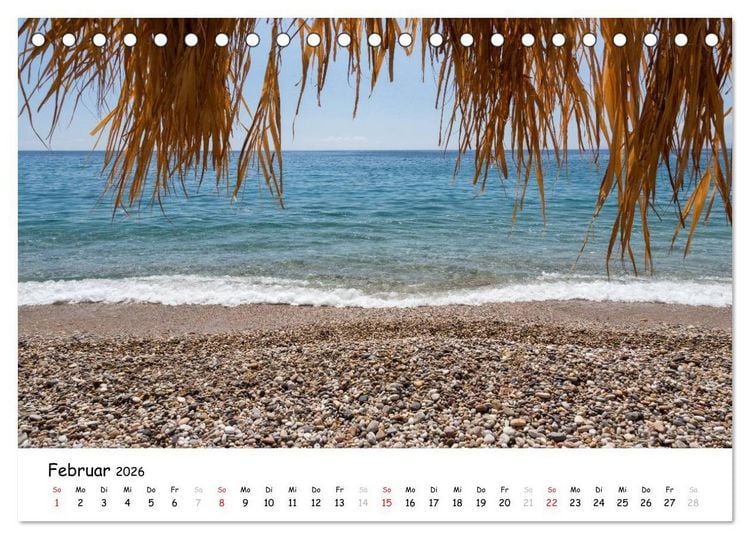 Produktbild: Samos - Griechenlands gr&uuml;ne Insel (Tischkalender 2026 DIN A5 quer), CALVENDO Monatskalender